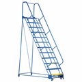 Vestil 156 H Steel PW Ladder, Grip Strut, 12 Step, 12 Steps LAD-PW-32-12-G